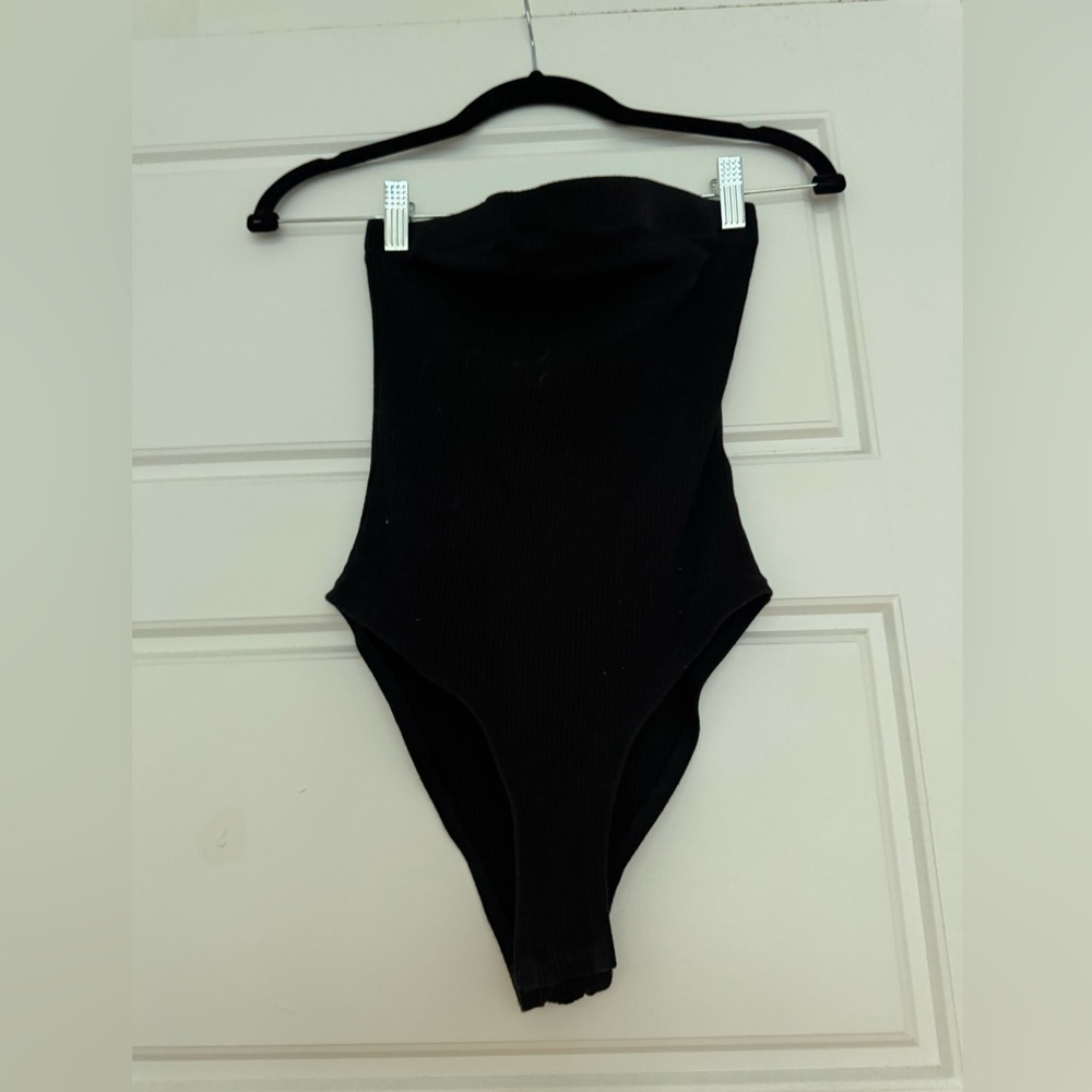 Topshop Classic Black Bodysuit